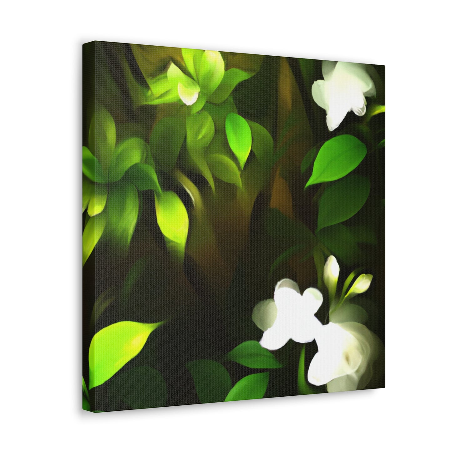 Enchanting Gardenia Bliss - Canvas