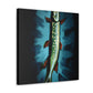 Pike Fish Reflection Piece - Canvas