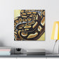 "Snakeskin Slither Slice" - Canvas