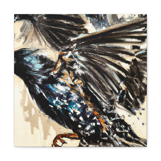 "European Starling Freedom" - Canvas