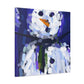 Snowman in Winterland - Canvas