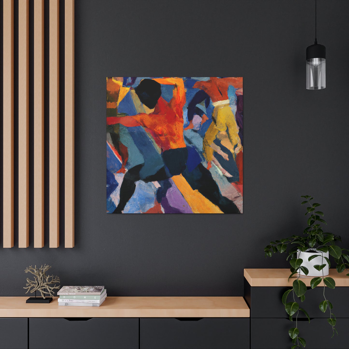 "Fists of Fury Deco" - Canvas