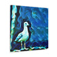 Seagull in Abstraction - Canvas