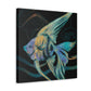 "Angelfish in Bloom" - Canvas