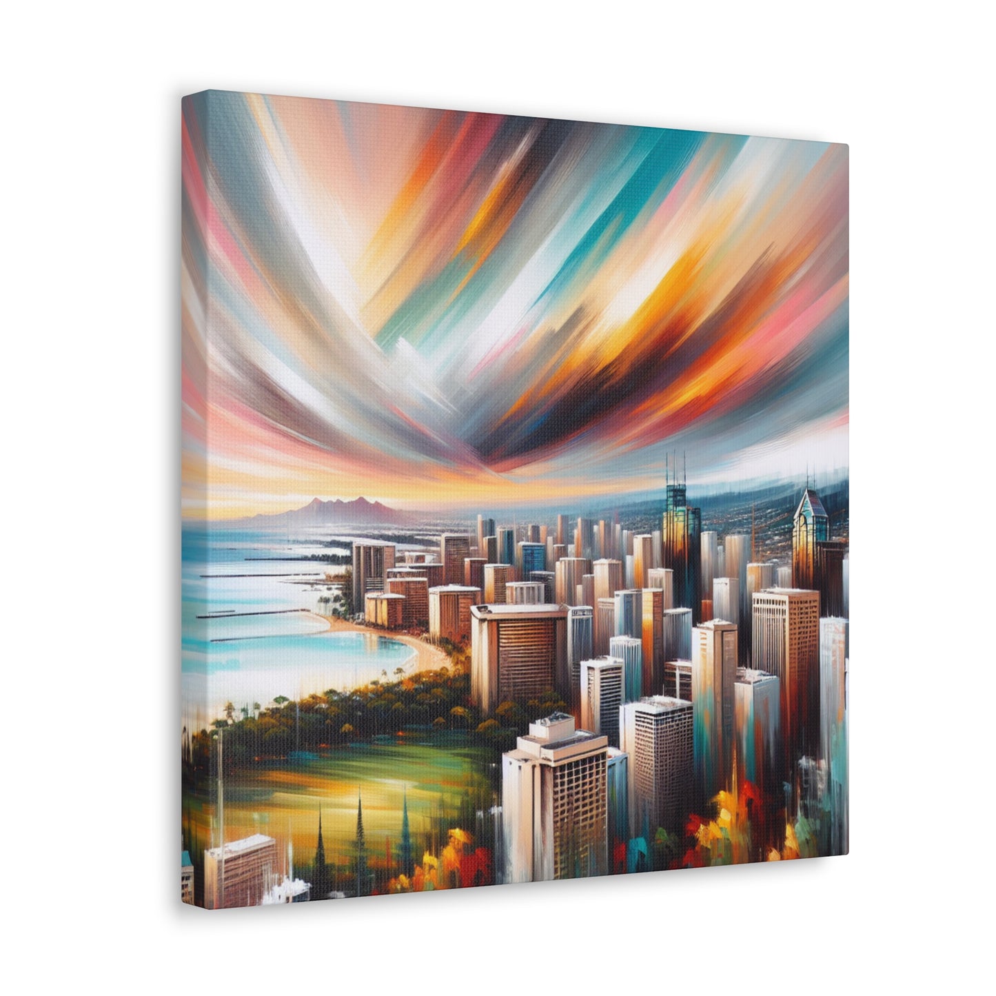 Tropical Serenity Unleashed - Canvas