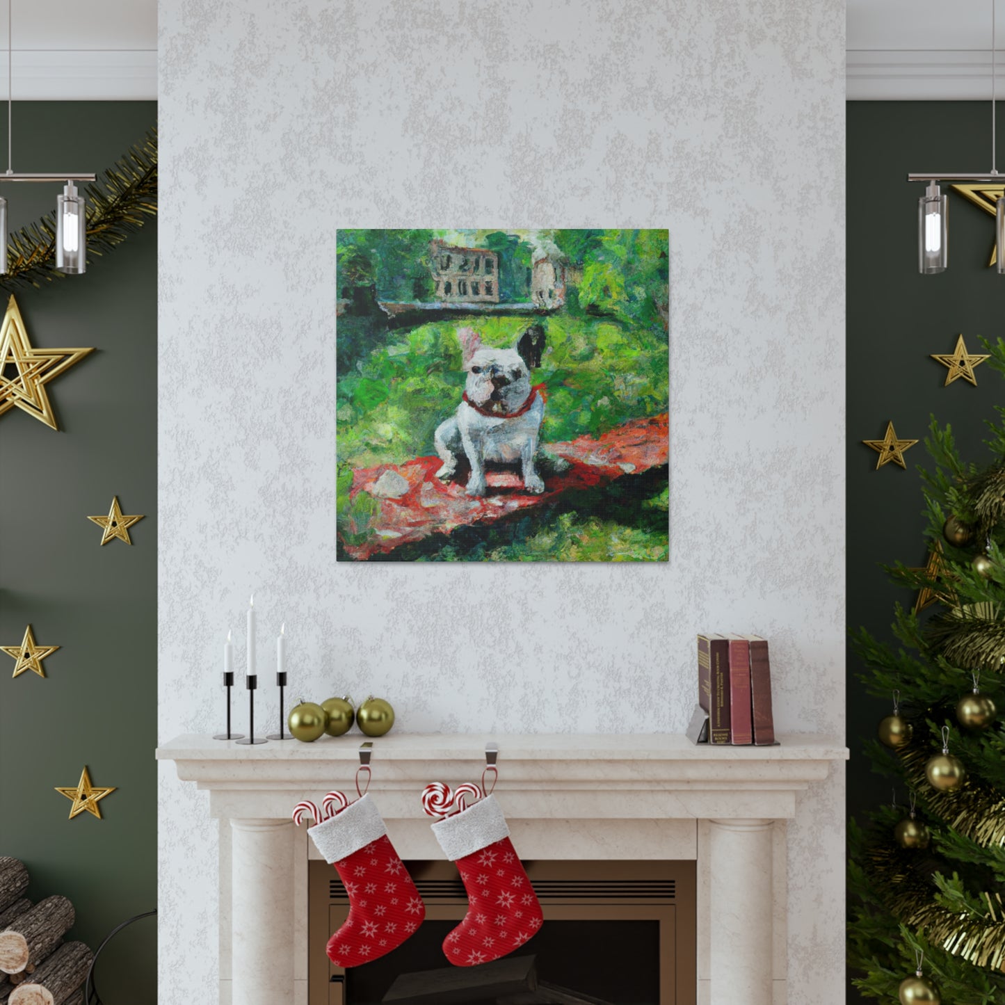 "The French Bulldog Portrait" - Canvas