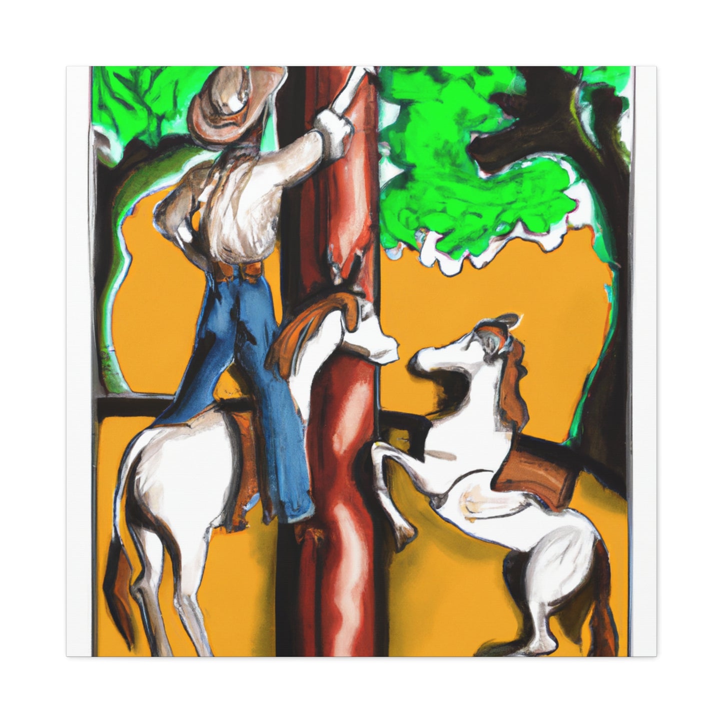 "Hitching Post Revival" - Canvas