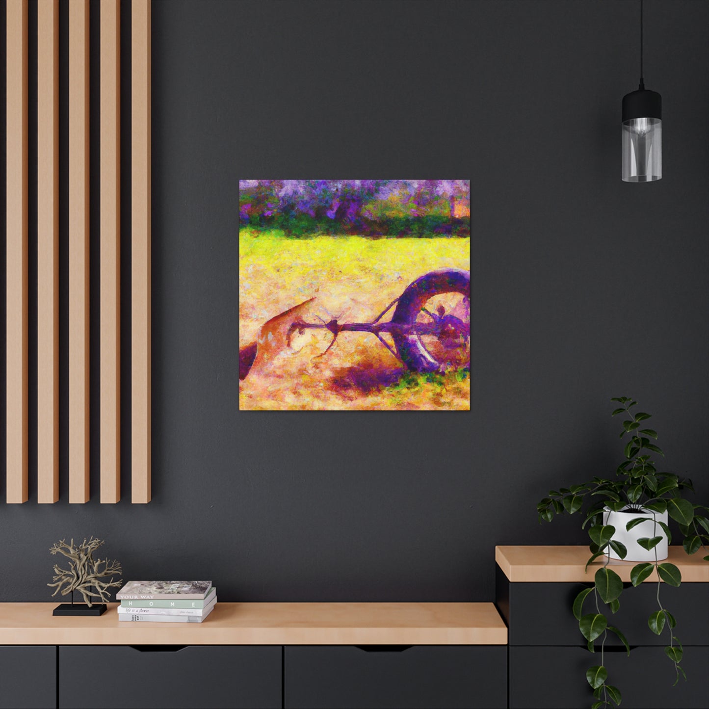 "Disc Harrow Impressionism" - Canvas