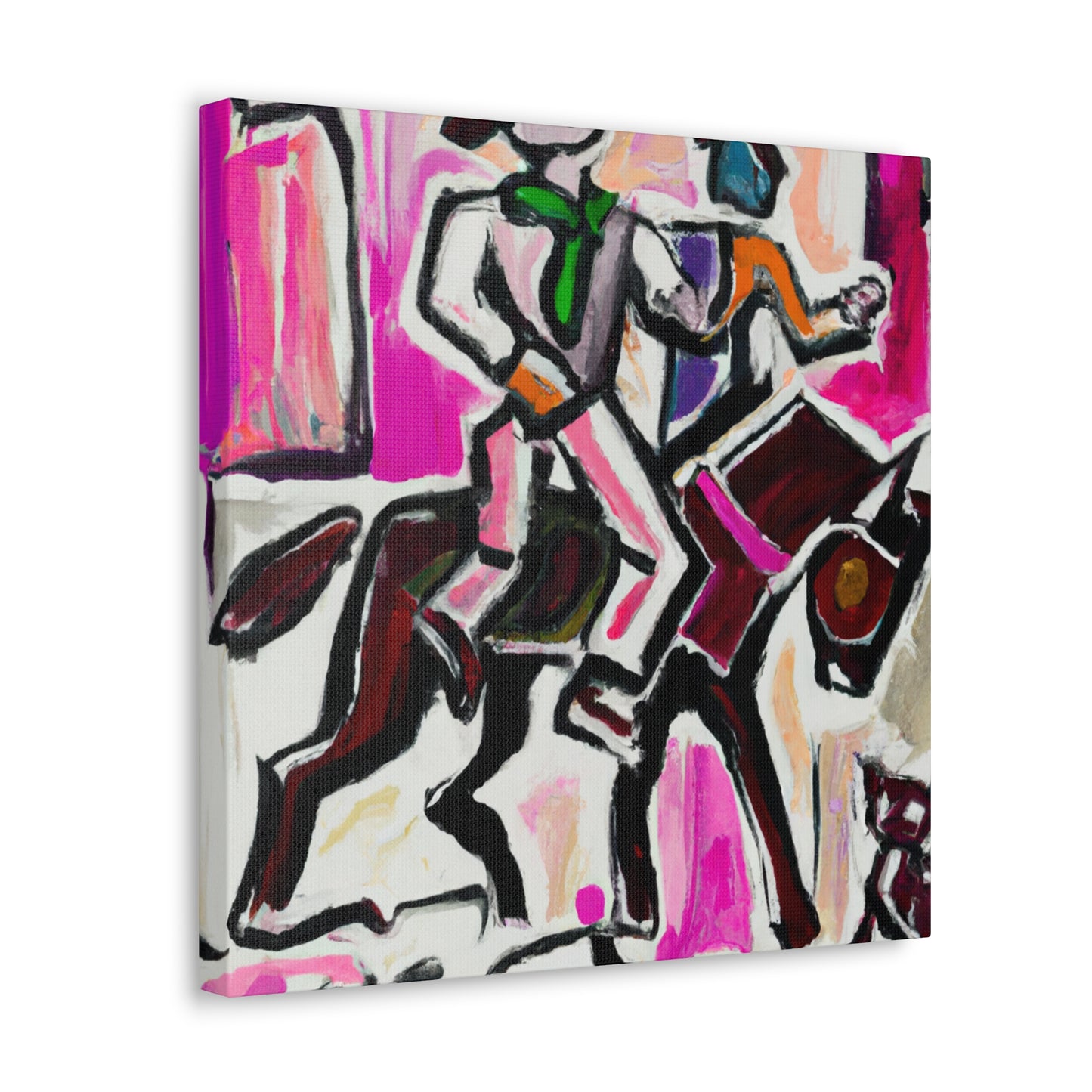 Rodeo in Abstract form - Canvas