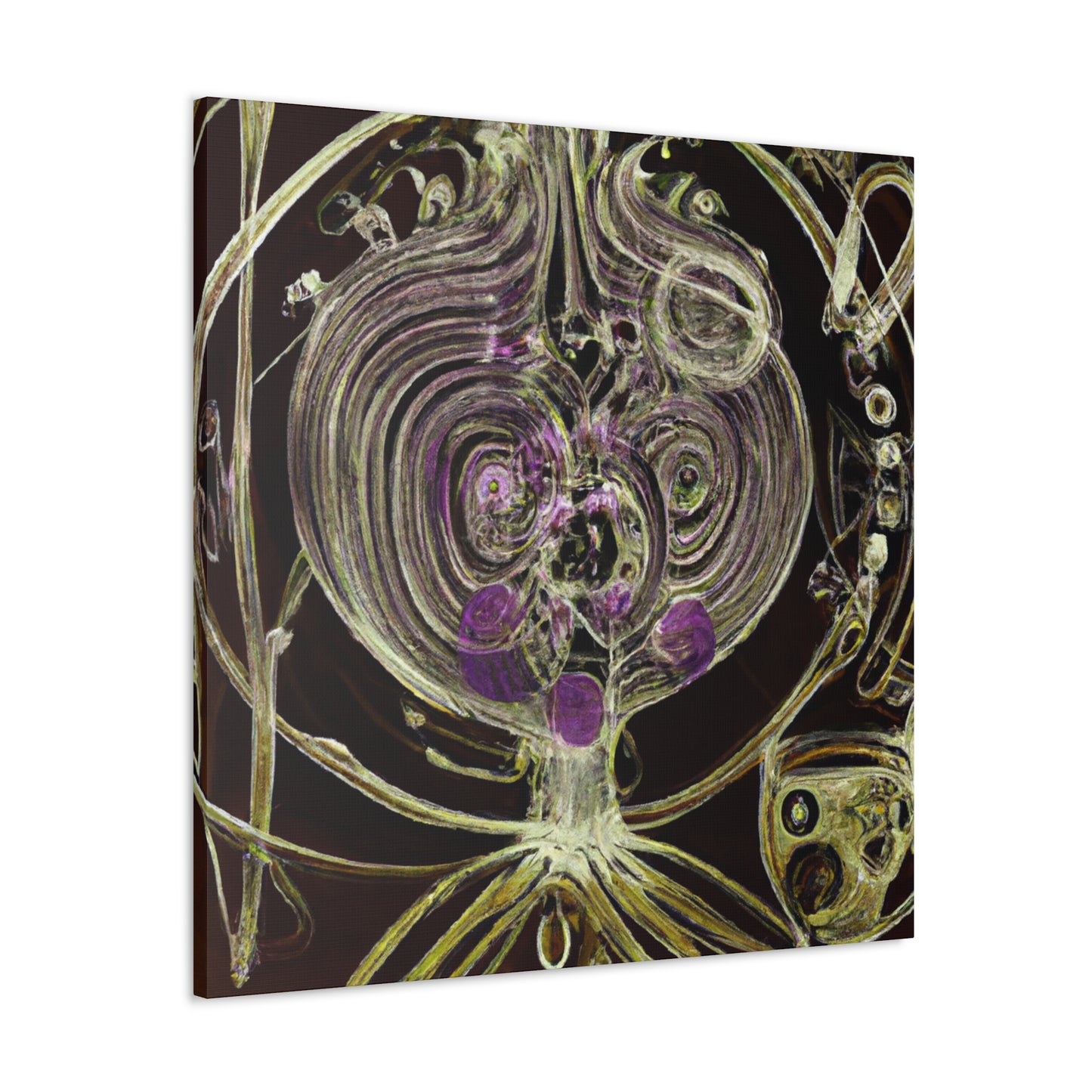 Onion in Steampunk Style - Canvas