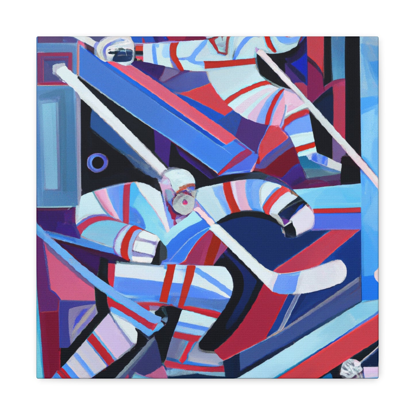 "Hockey's Art Deco" - Canvas