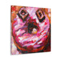 "Doughnut, Impressionist Style" - Canvas