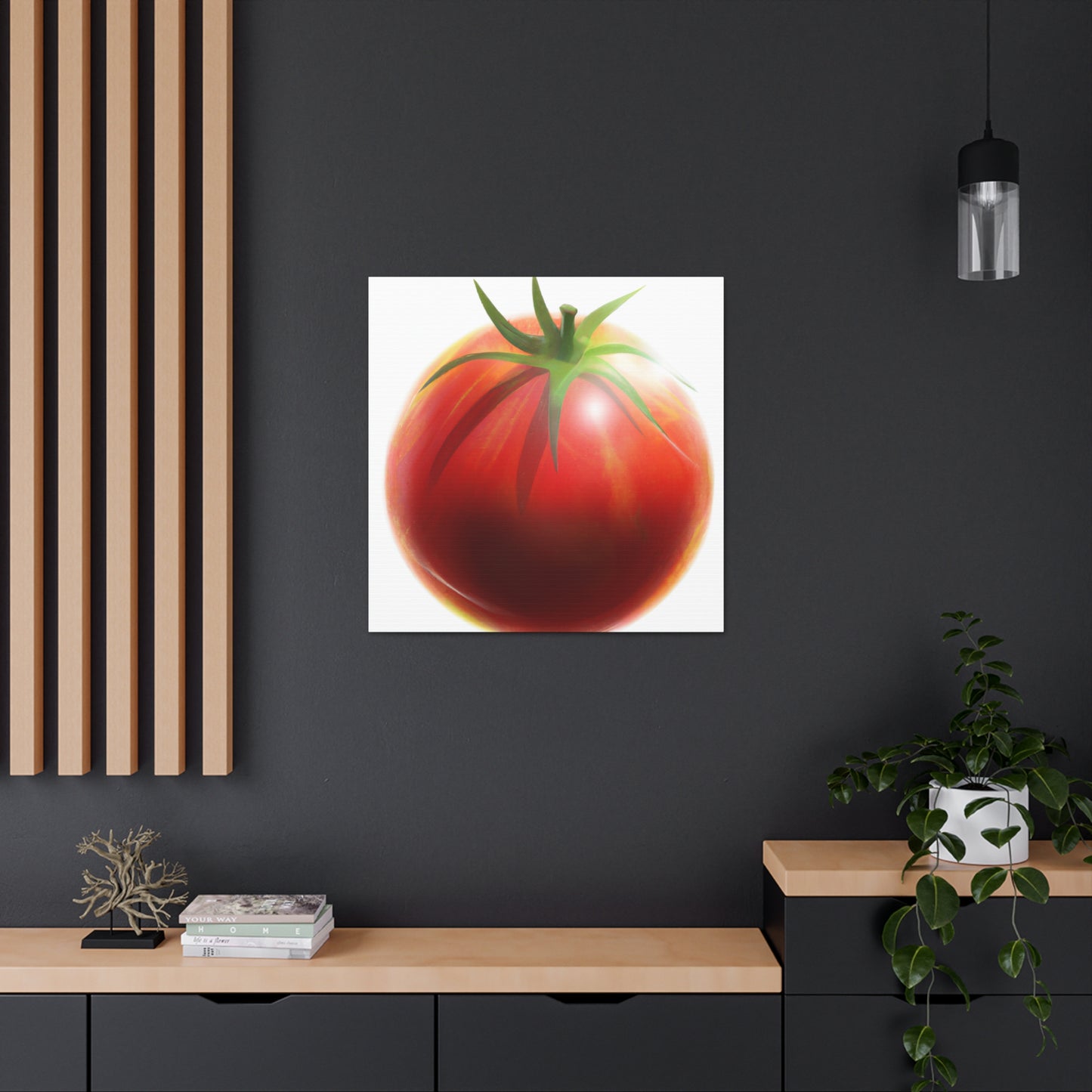 The Tomato's Vibrance - Canvas