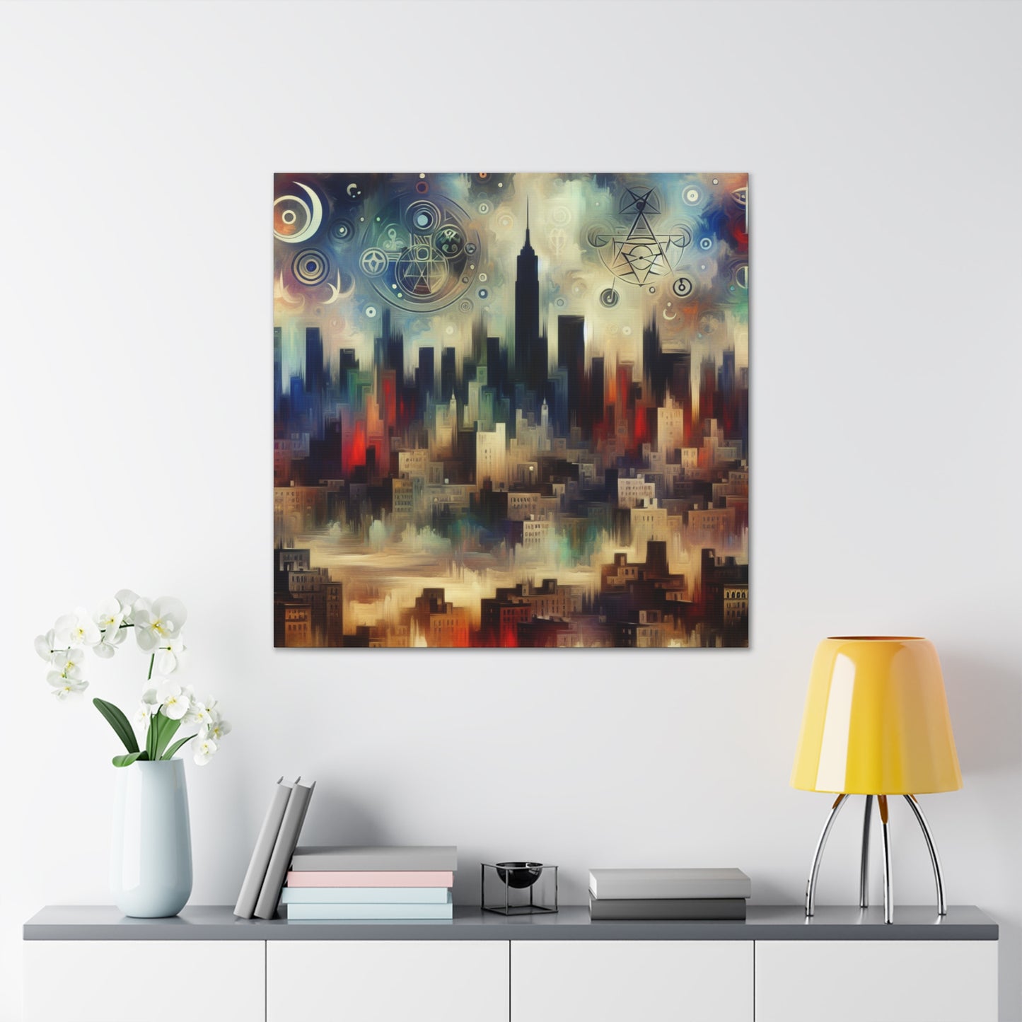 "Urban Odyssey: Concrete Symphony" - Canvas