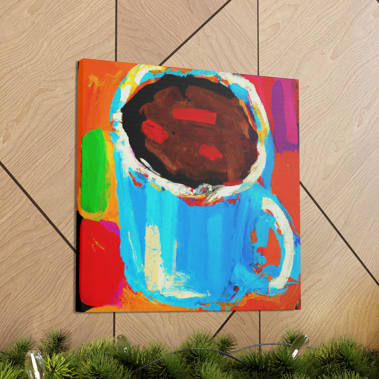 Cup of Coffee Joy - Canvas