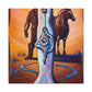 The Hitching Post Vignette - Canvas