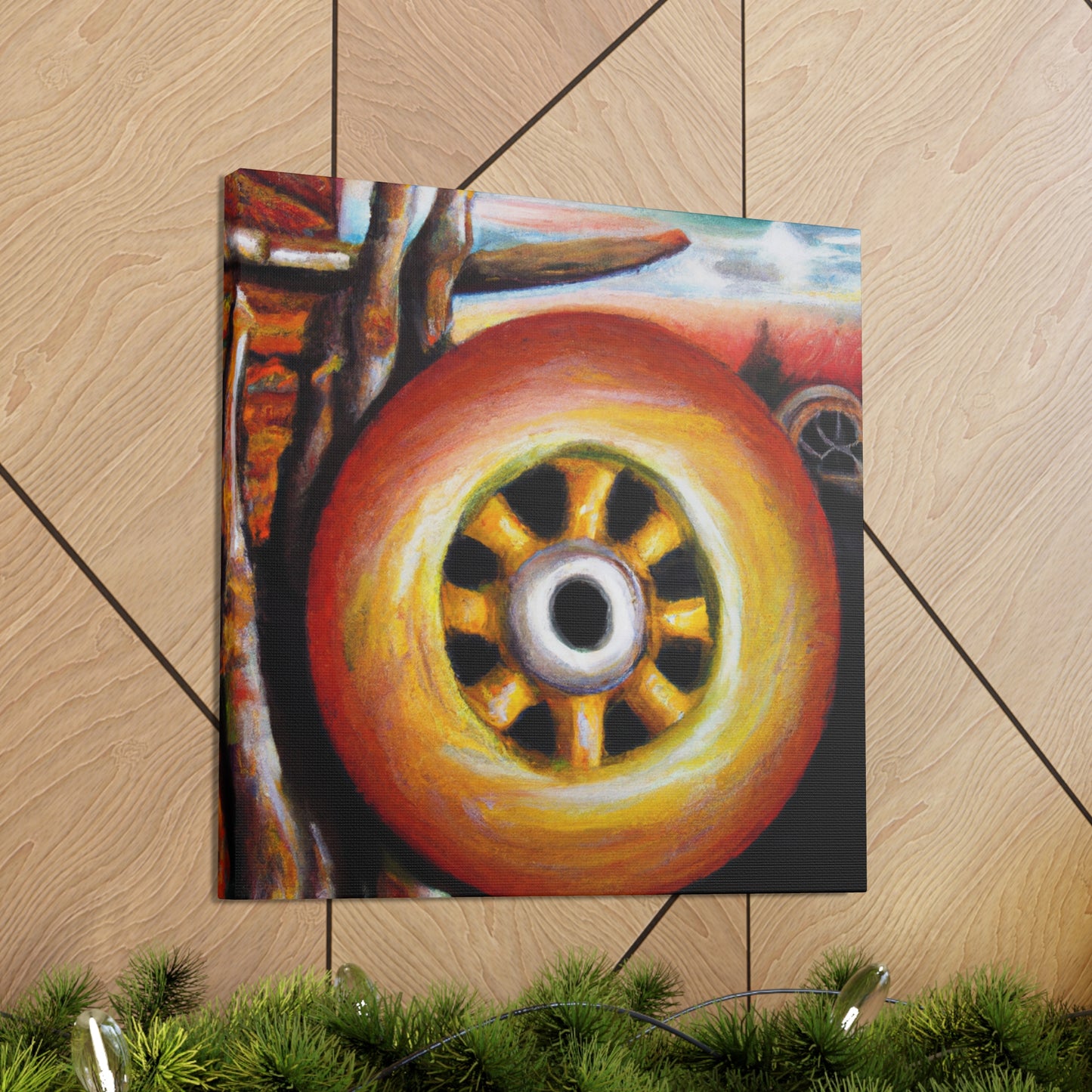 "Wheels in a Dreamscape" - Canvas