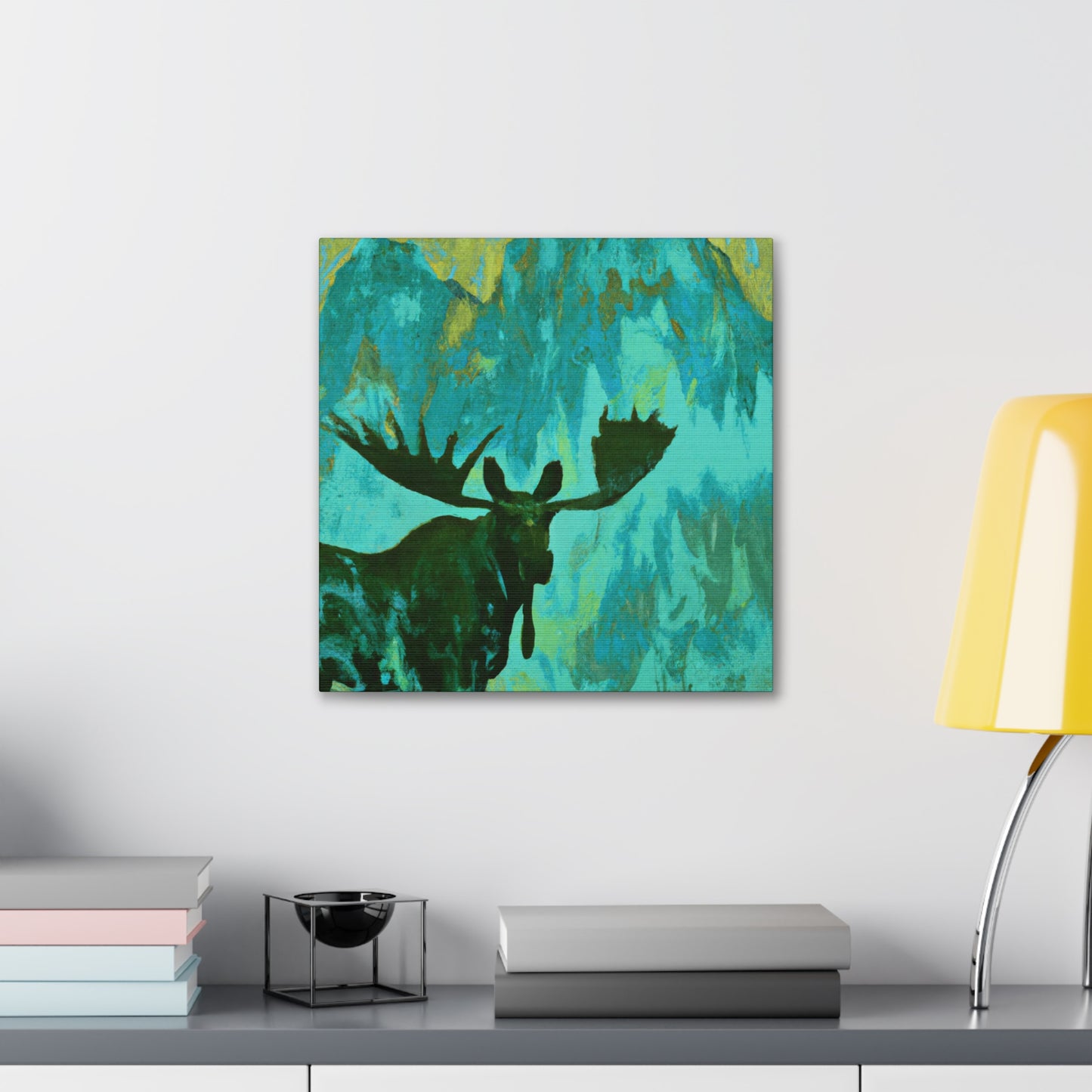 Moose in Expressionism - Canvas