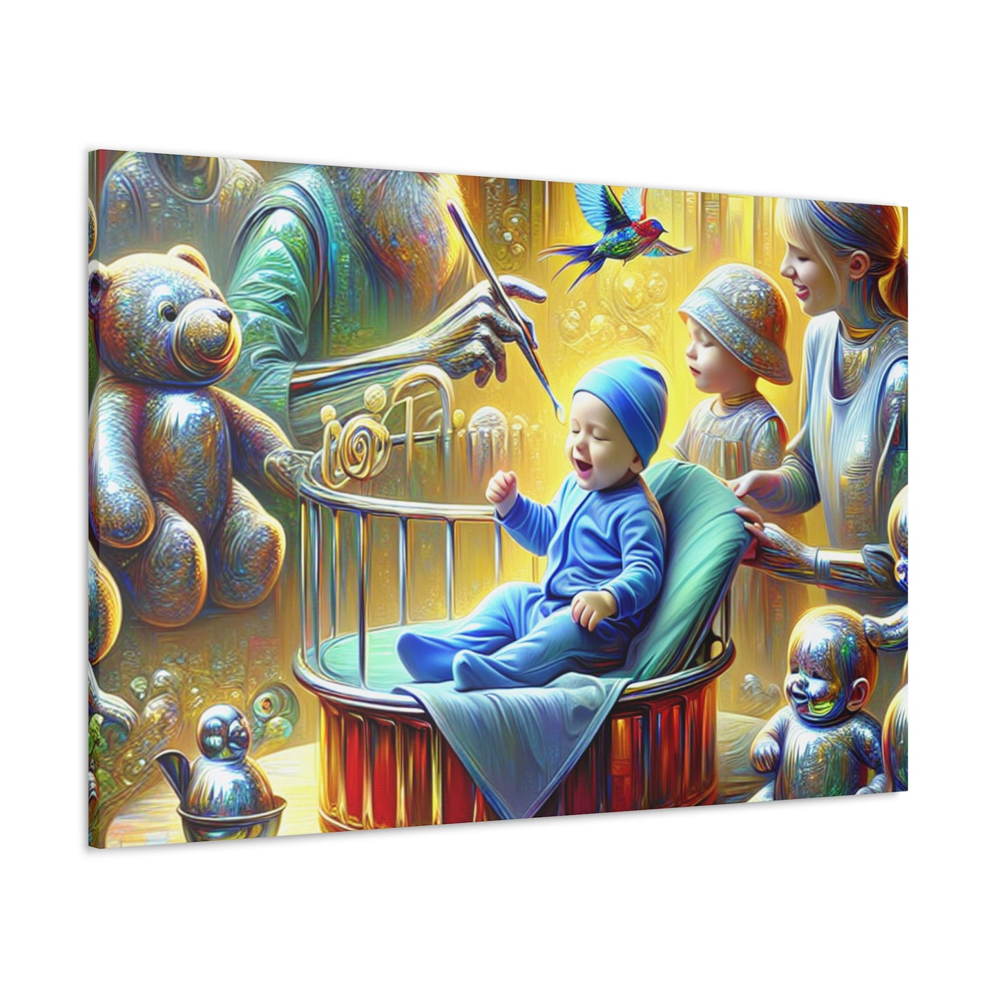 Whimsical Nursery Rhyme Reverie - Canvas