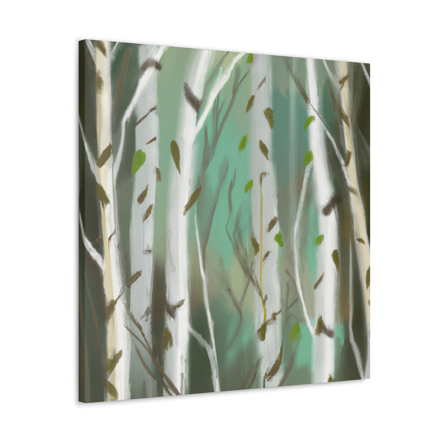 Birch in Winter Solace - Canvas