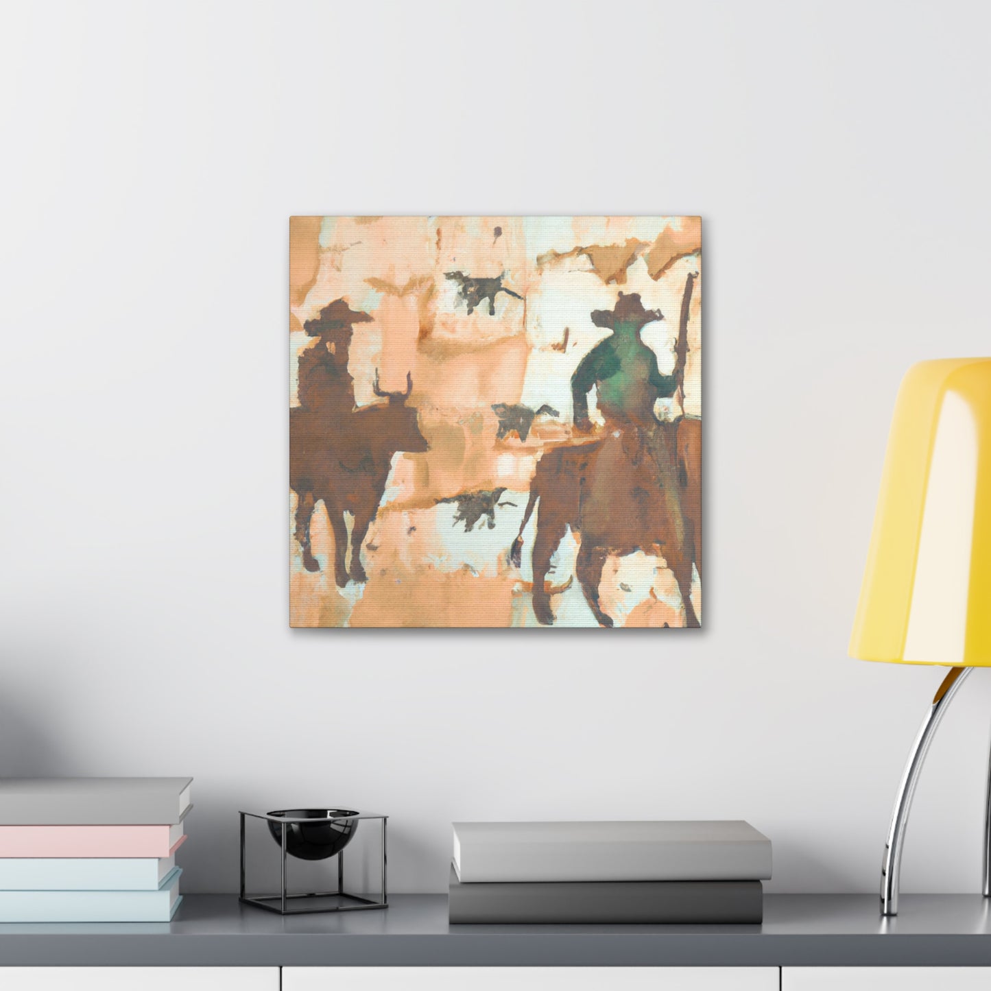 Driving Cattle Home - Canvas