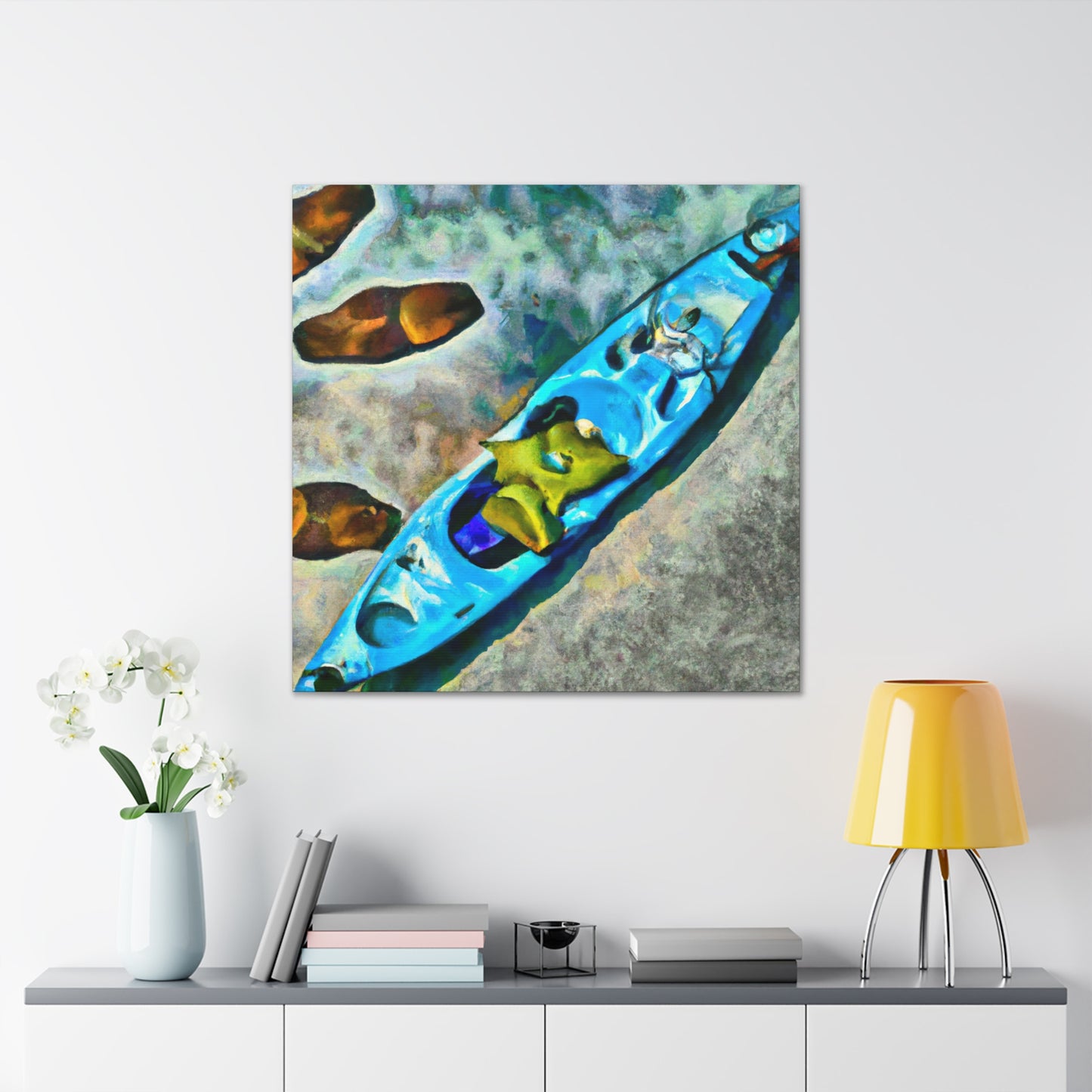 KAYAKING INTO SURREALISM - Canvas