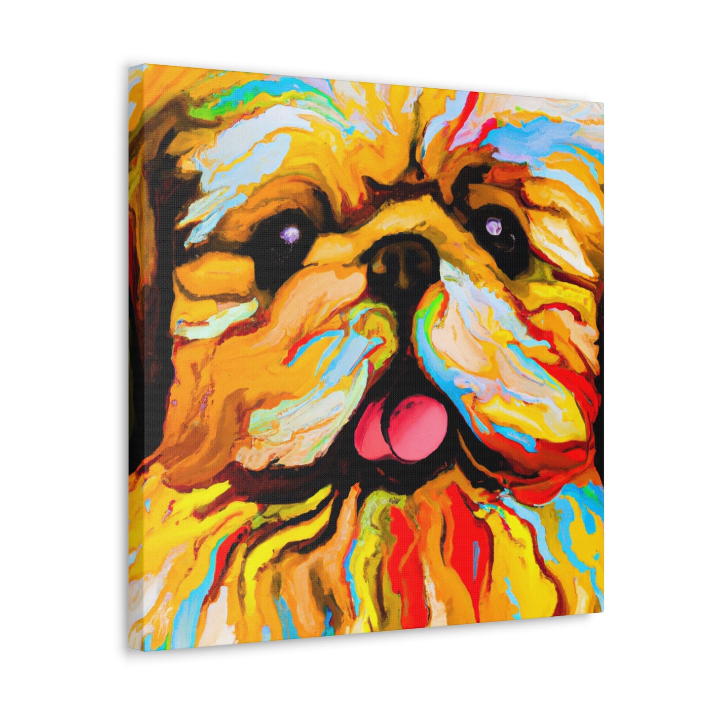 "Pekingese: 1940 Reflection" - Canvas