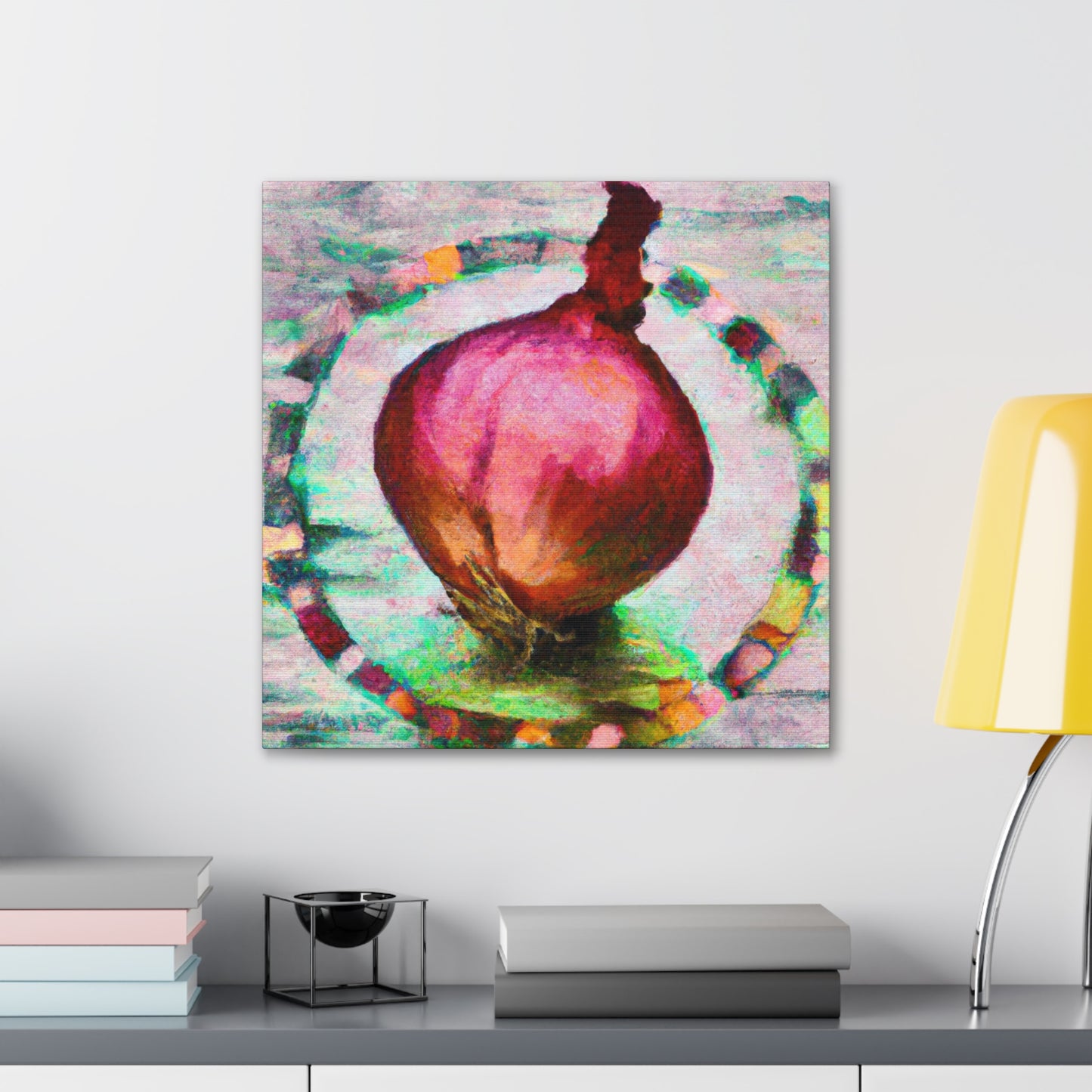 Delectable Onion Delight - Canvas