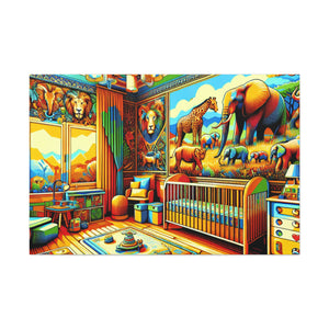 Safari Spectrum Serenade - Canvas