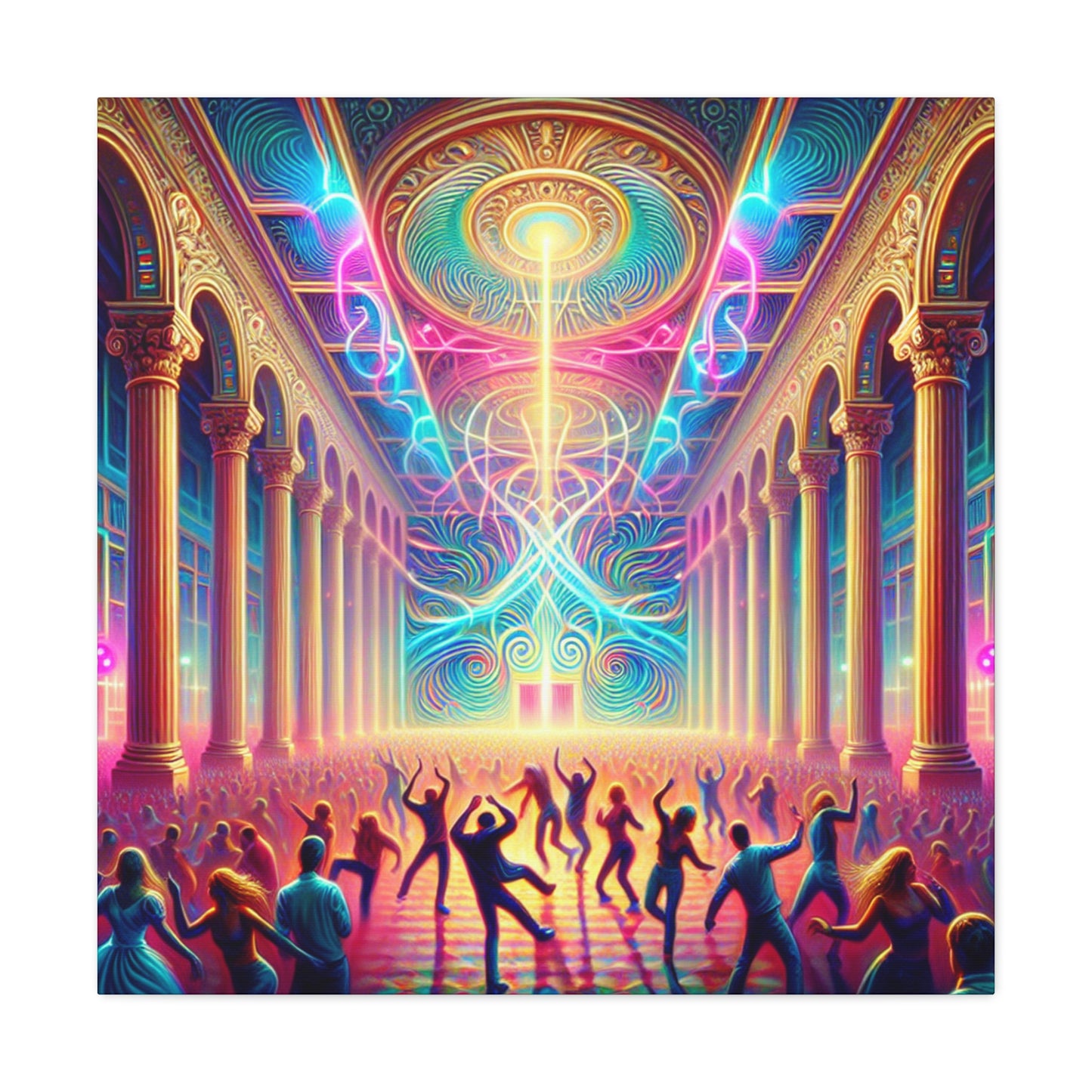 Euphoric Midnight Revelry - Canvas