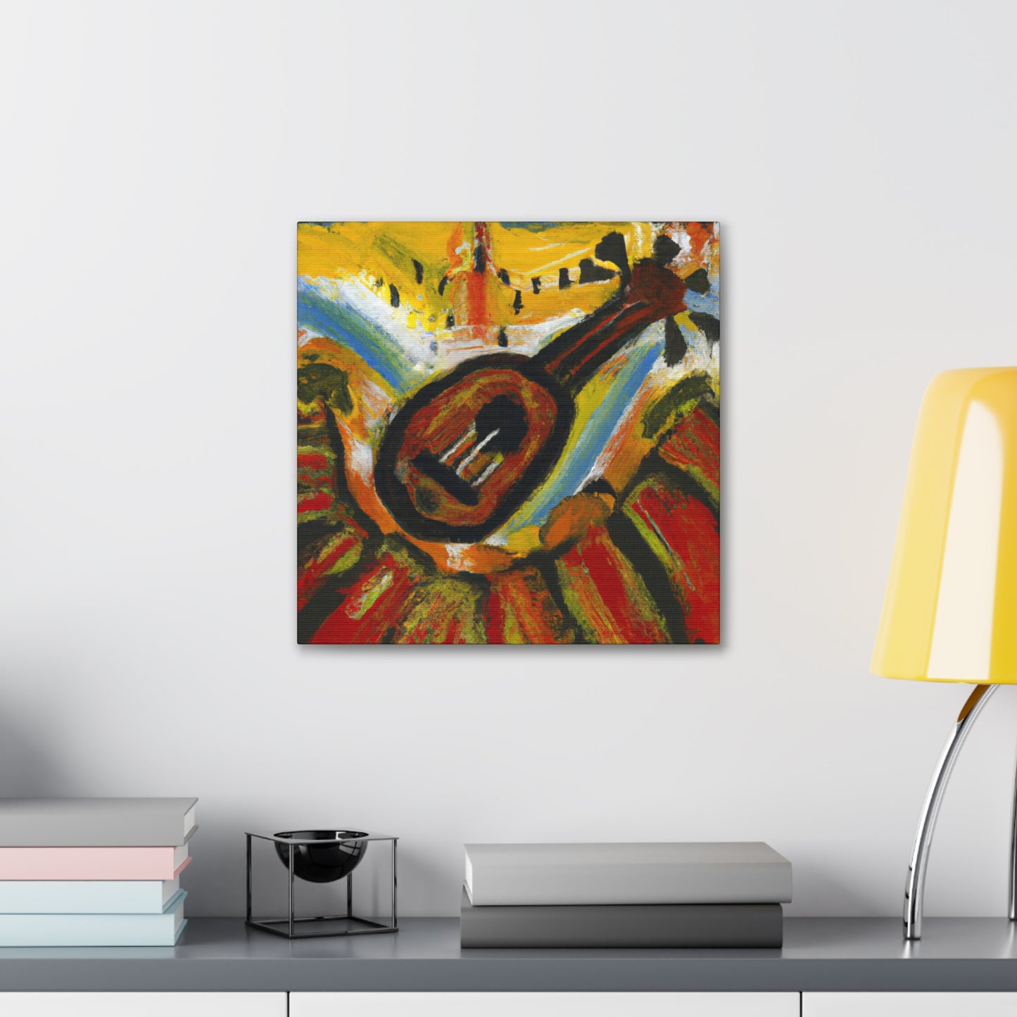 Ukelele Splendour Ablaze - Canvas