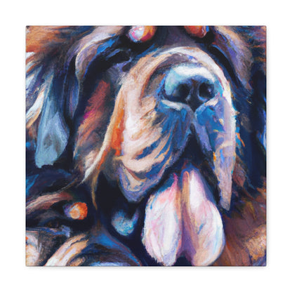 Fur and Sunset Mastiff - Canvas