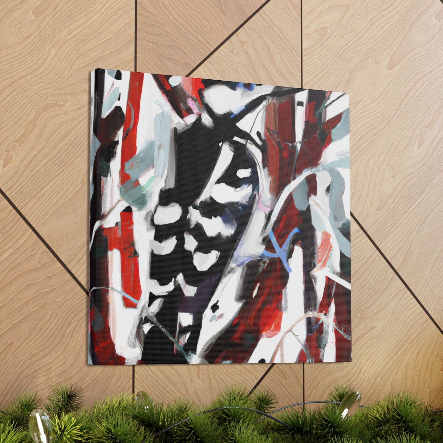 Downy Woodpecker Joy - Canvas