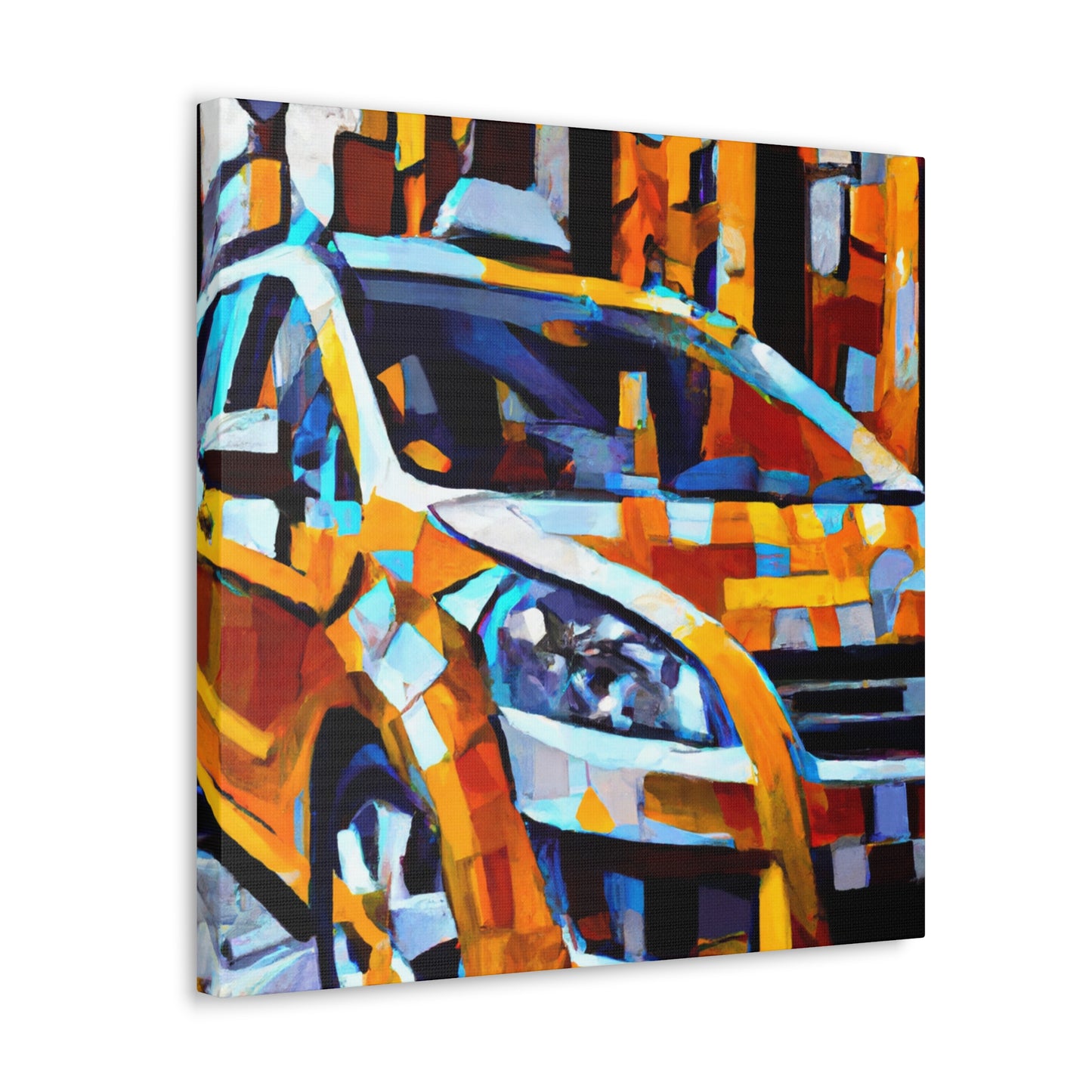 "Taxi On the Move" - Canvas