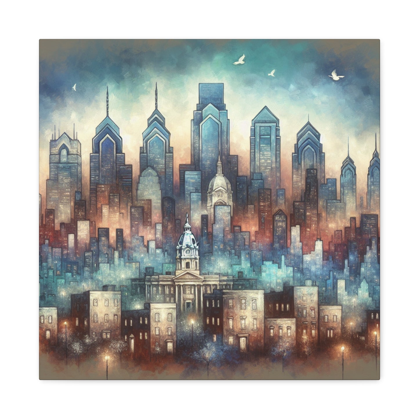 "Colonial City Charisma" - Canvas