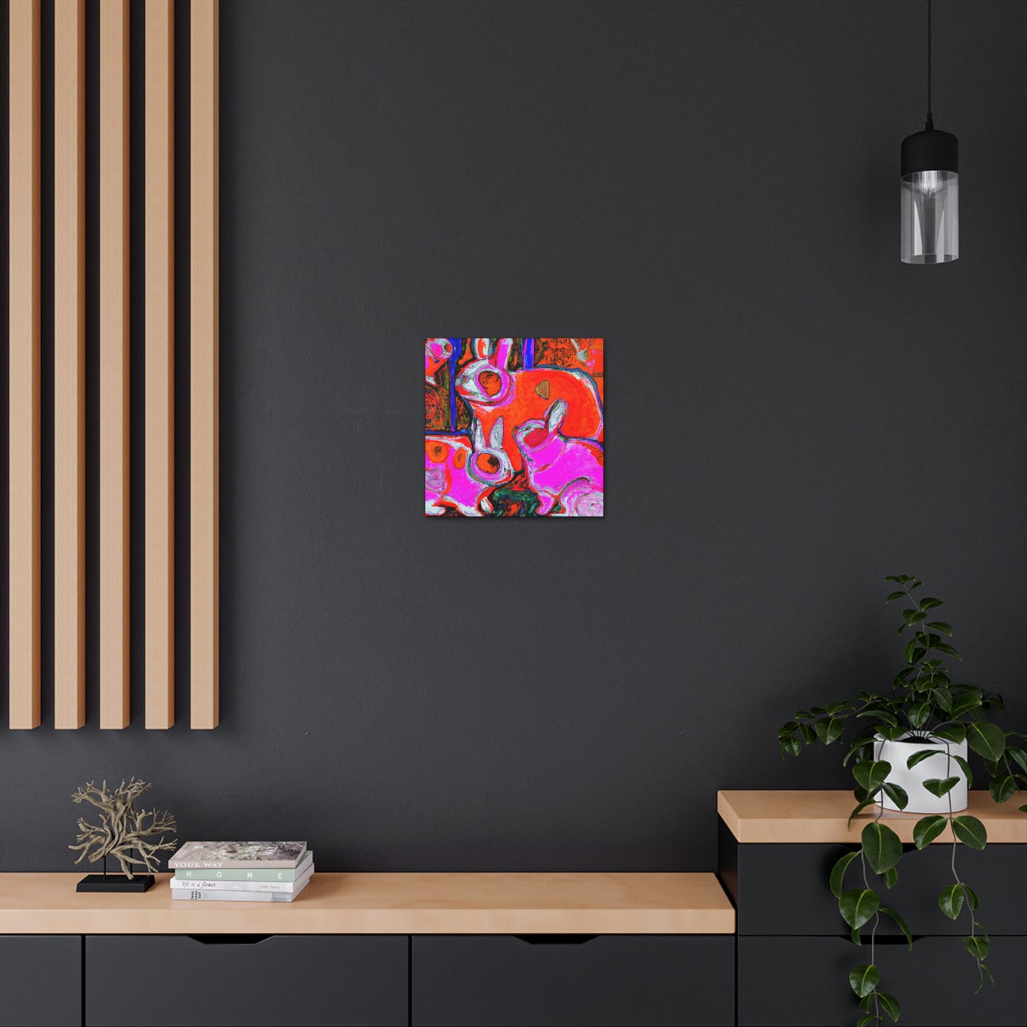 Rabbit in Wonderland Dream - Canvas