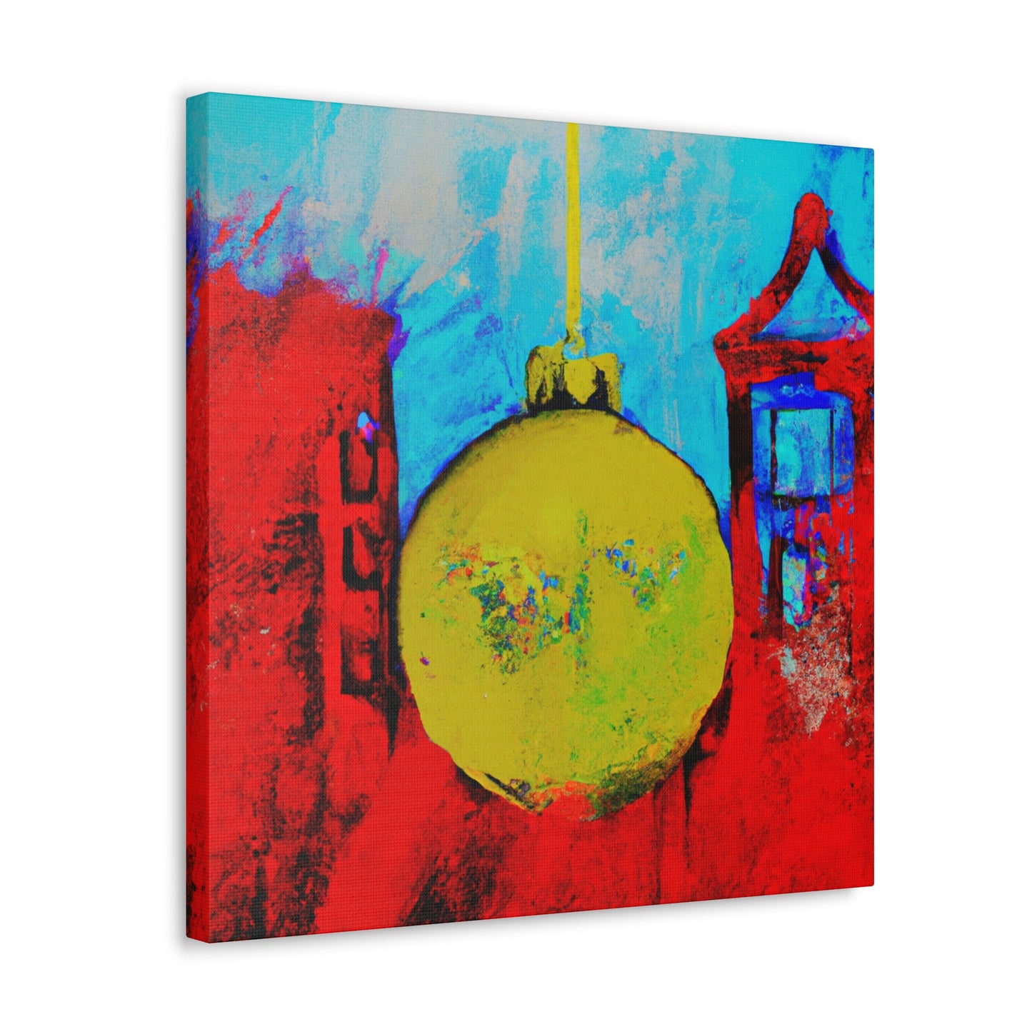 Festive Bauble Glow - Canvas