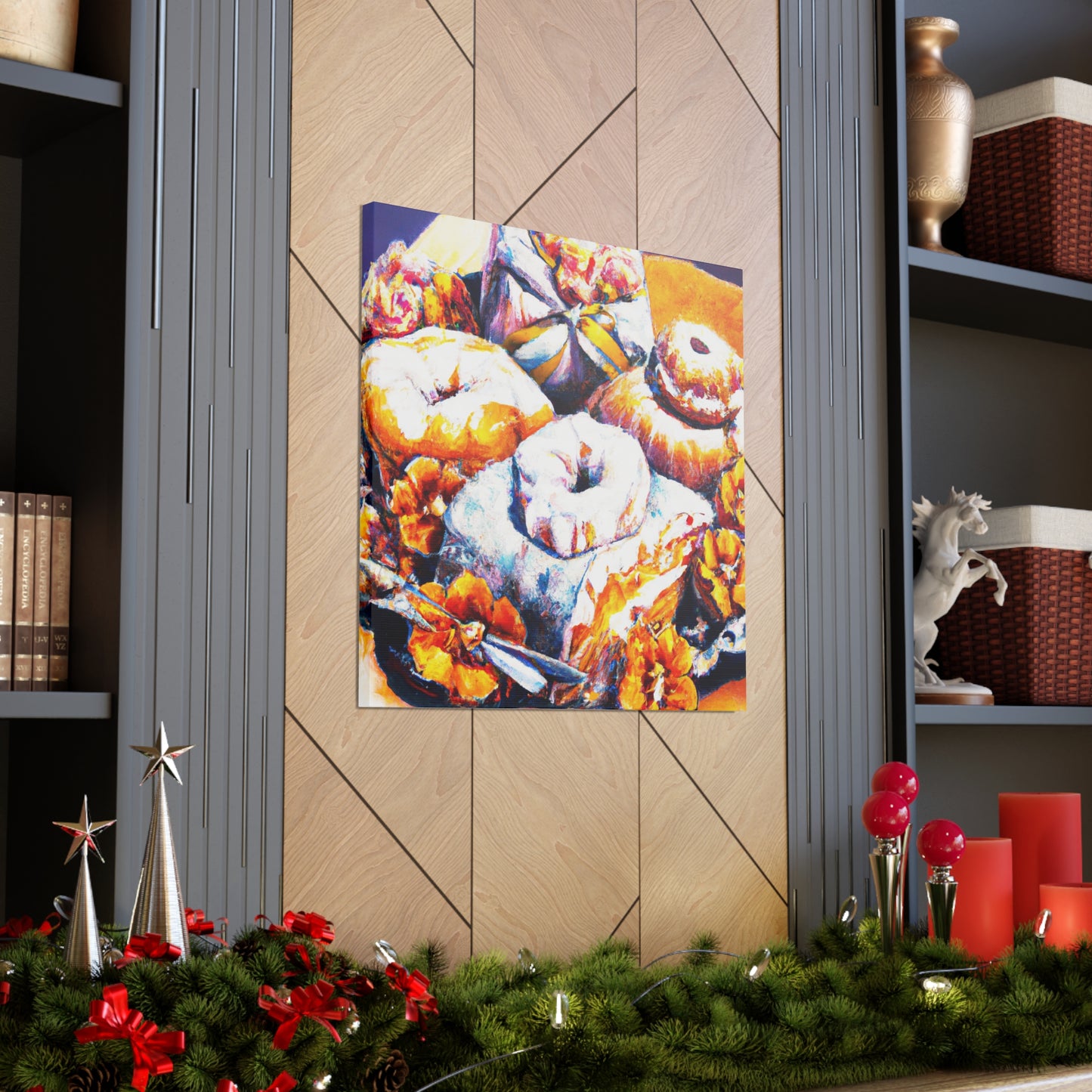 "Sugary Art Noveau Pastries" - Canvas