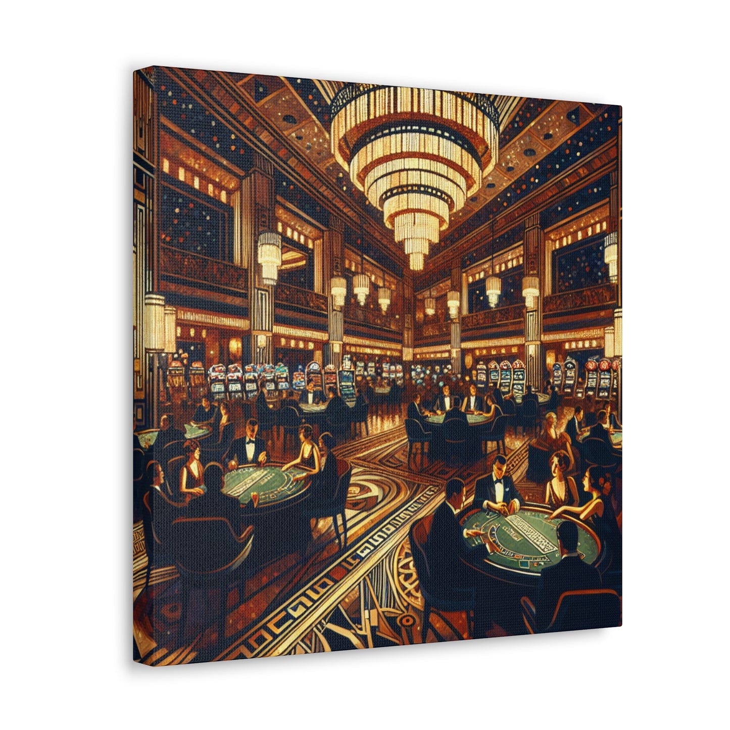 Golden Game Halls - Canvas