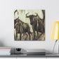 Wildebeest in Majesty - Canvas