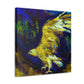 Golden Eagle Flight. - Canvas