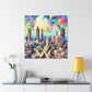 Urban Symphony in Atlanta - Canvas