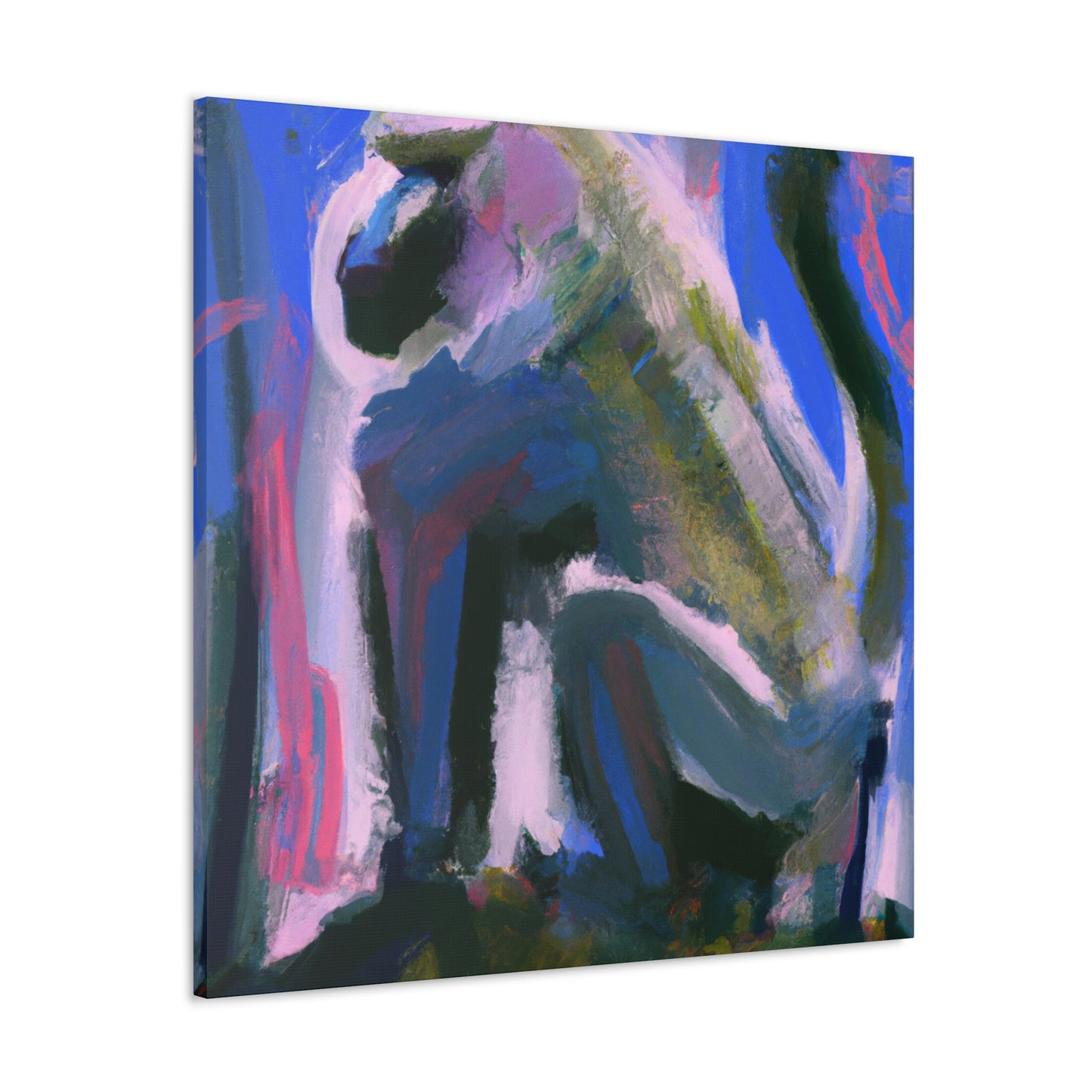 "Baboon in Abstract Color" - Canvas