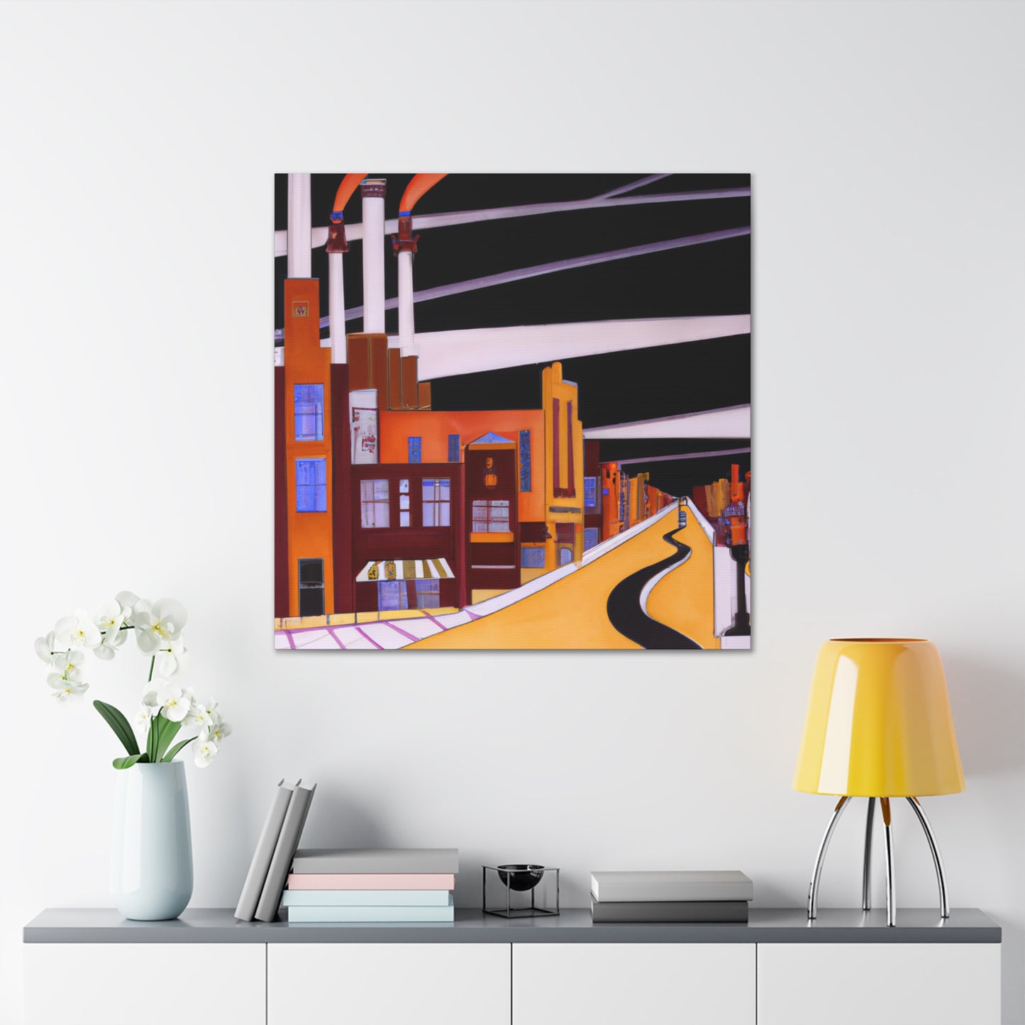 "Urban Phantoms Rising" - Canvas