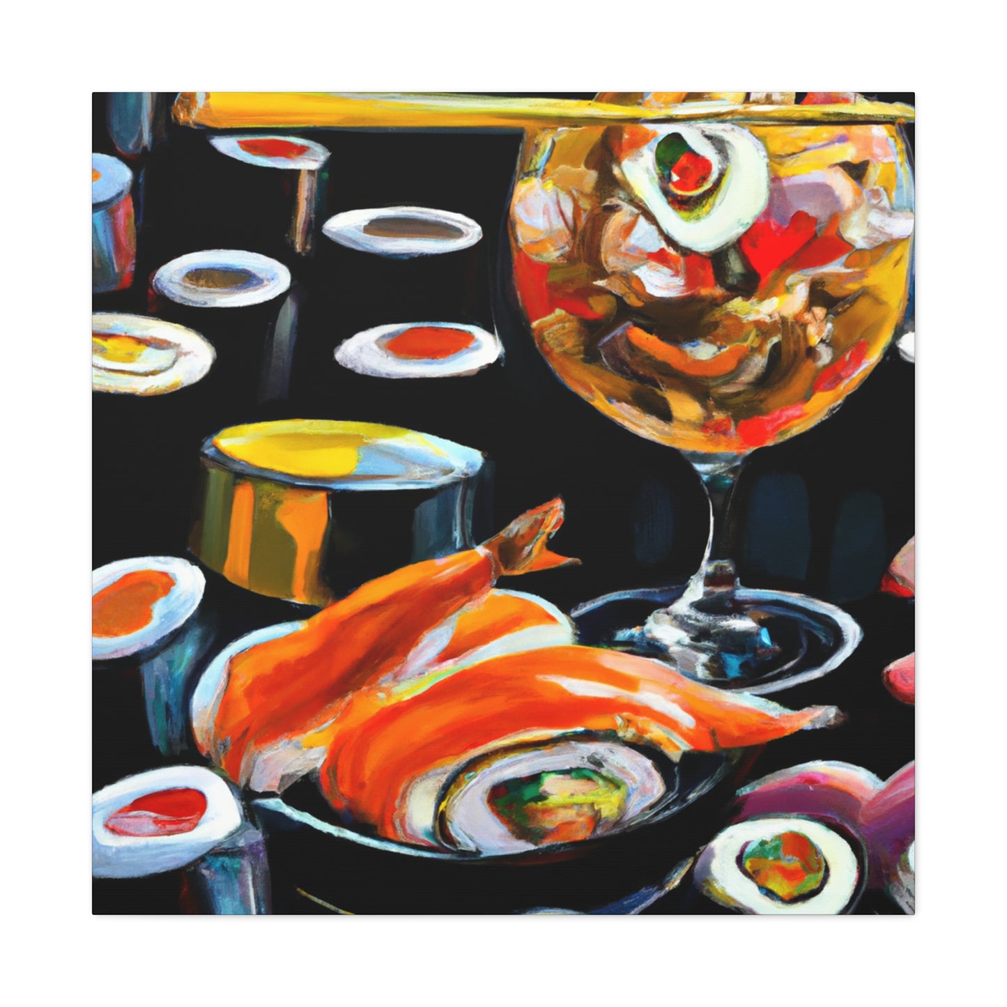 Sushi Through Tradition - Canvas