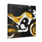 "Motorcycle Roars Forward" - Canvas