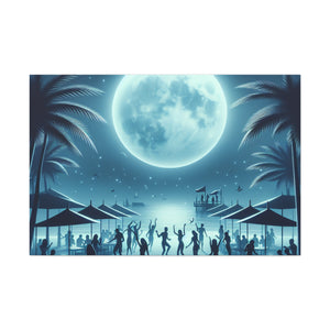 "Luminous Nocturnal Celebration" - Canvas