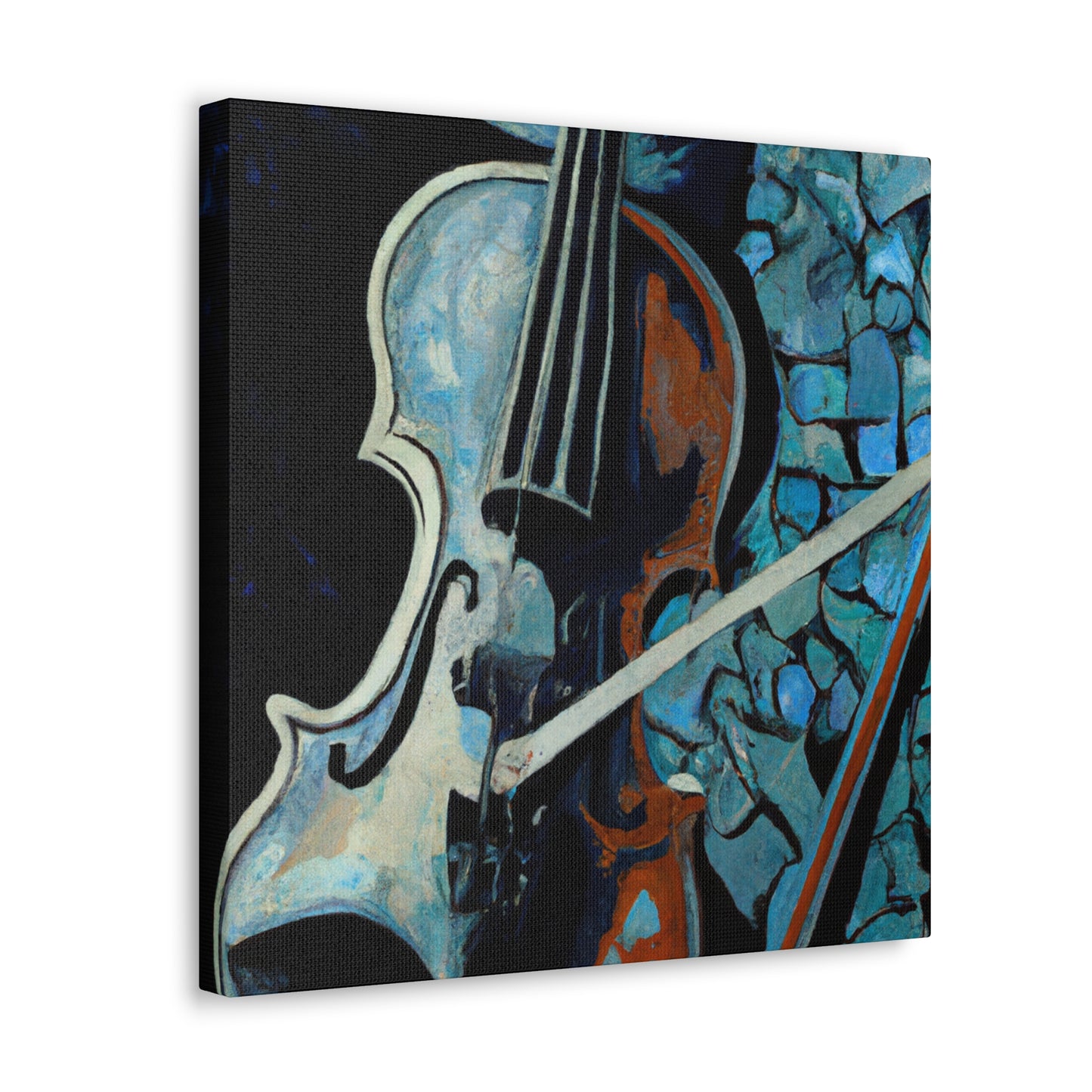 "Strumming on a Violin" - Canvas