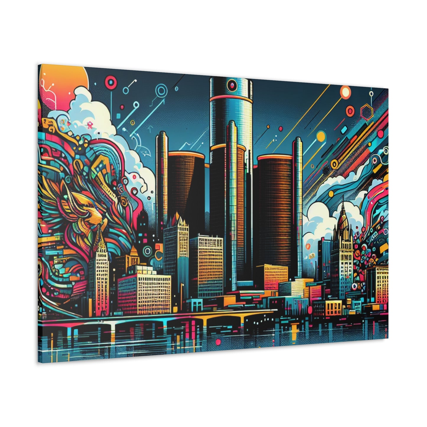 Motor City Graffiti Revival - Canvas