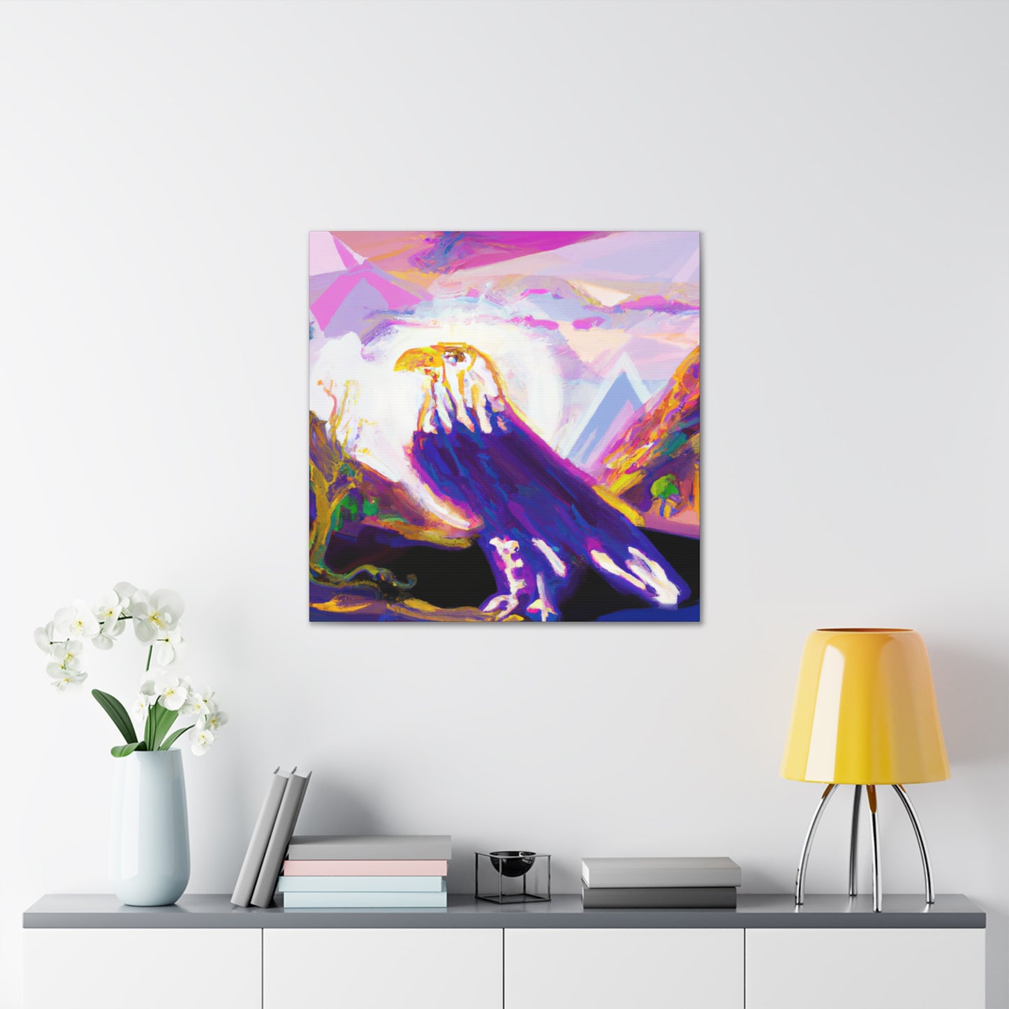 Golden Eagle Glorified - Canvas